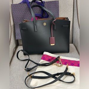Tory Burch Walker Satchel- black